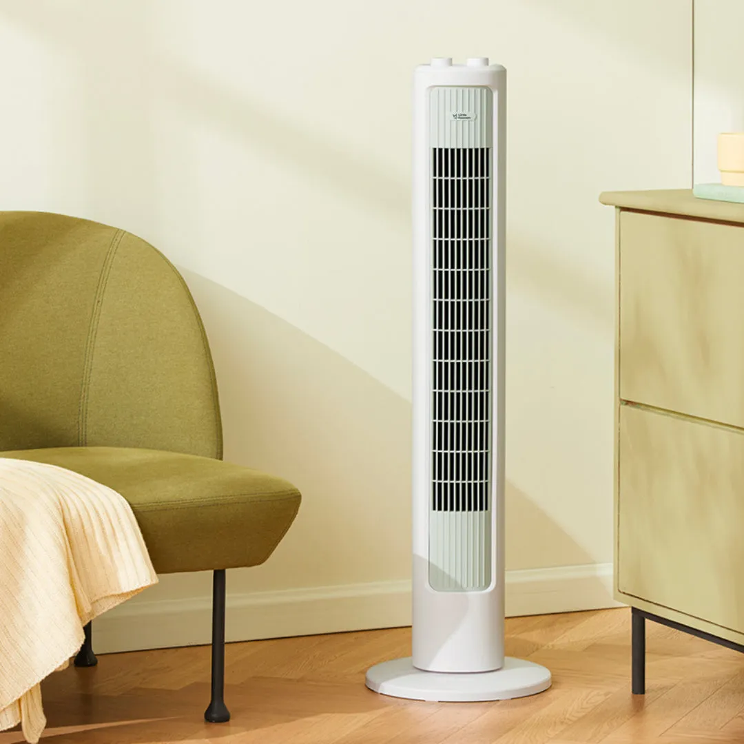 小浣熊 落地大风量无叶塔扇 家用风扇摇头低噪电风扇 Oscillating Tower Fan 40W