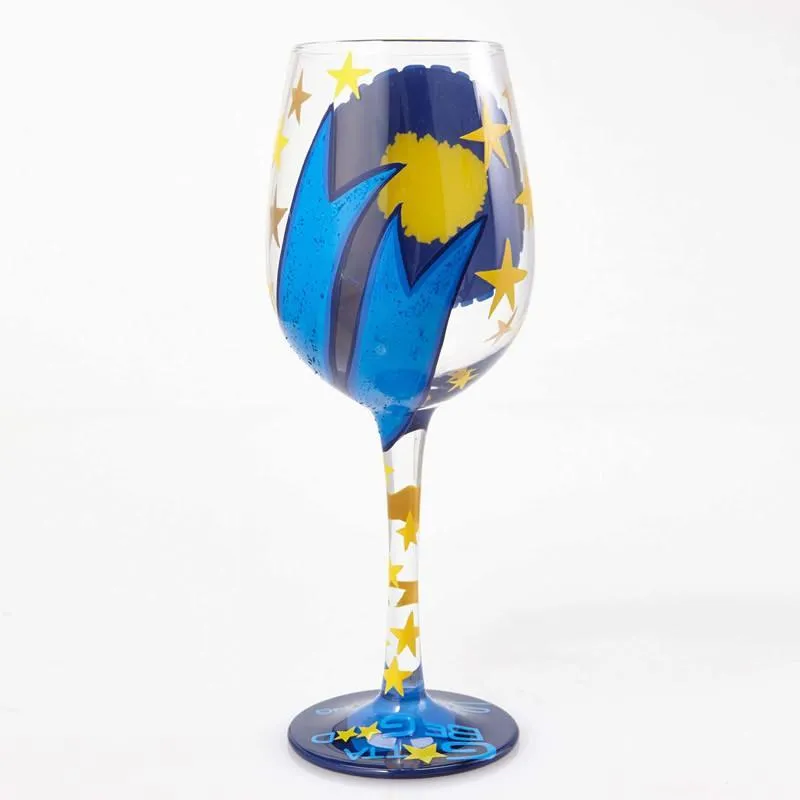 #1 Wine Drinker Wine Glass by Lolita®