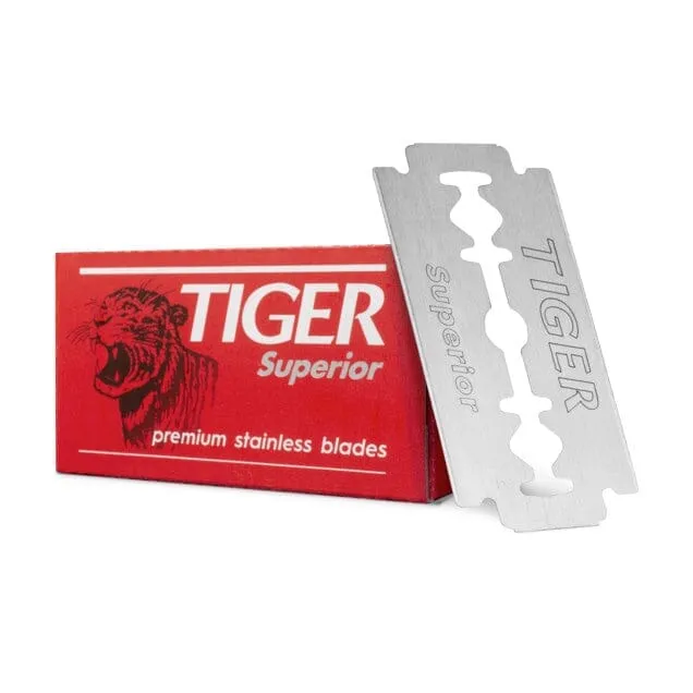 10 Tiger Superior Double Edge Safety Razor Blades