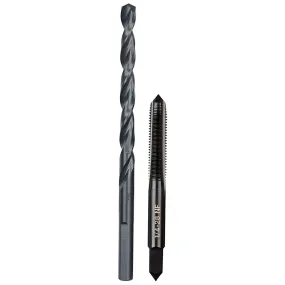 1/4"-28 NF Straight Flute Plug Tap & #3 Drill Bit