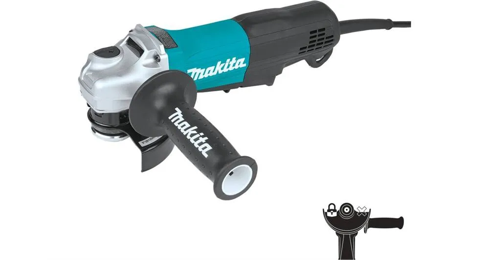 2021 Makita 4-1/2" / 5" Paddle Switch Angle Grinder, with Non-Removable Guard (GA5053R)