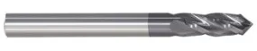 208-824503: 1/2in. Dia., 3in. Overall Length, 4-Flute, Carbide Drill Mill- SE, 82 deg, AlTiN, USA