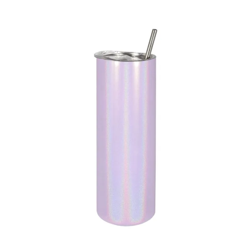 20oz Stainless Steel Tumbler - Sparkle Purple