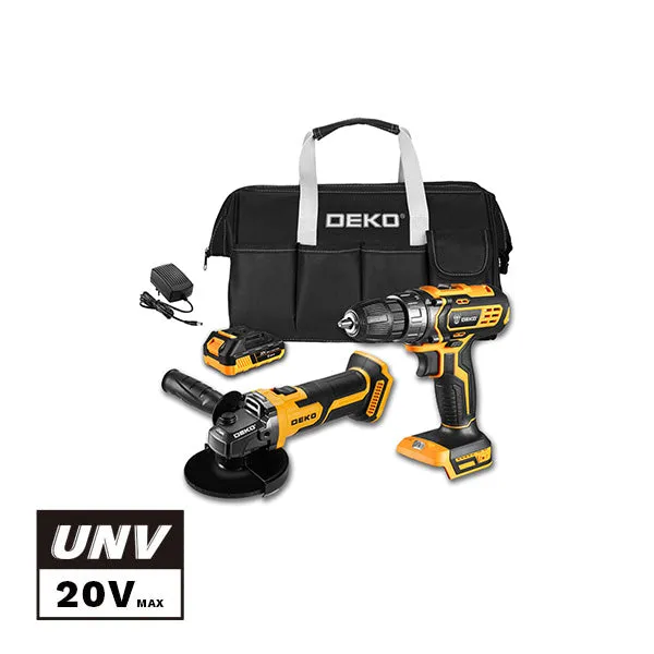 20V CORDLESS IMPACT DRILL   115mm ANGLE GRINDER