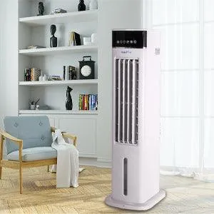 3-in-1 Portable Air Cooler, Cooling Tower Fan with 3 Speeds & 3 Modes, 3L Water Tank, 12H Timer Air Cooling Fan Remote Control for Bedroom, Office