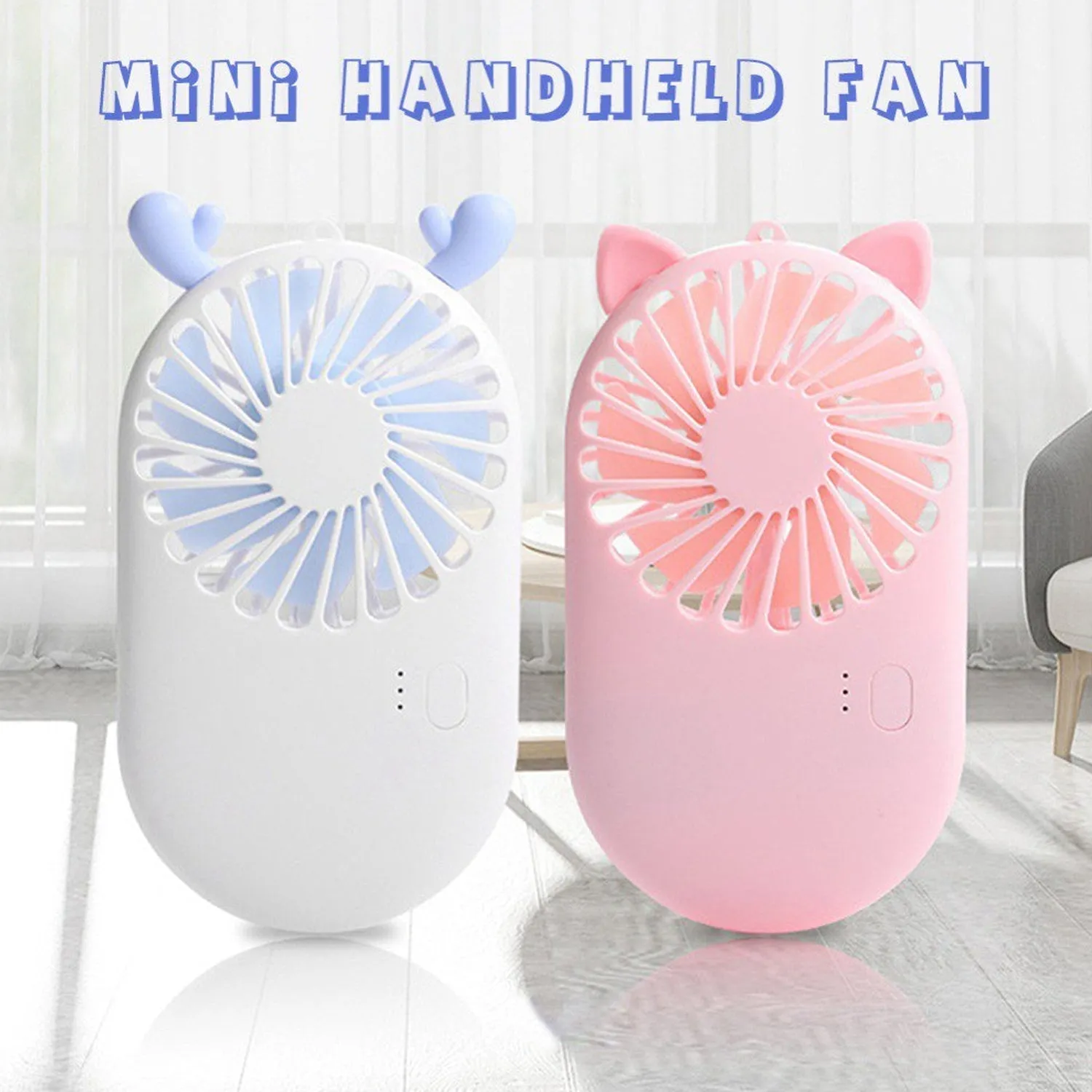 4830 Handheld Fan Creative Mini Fan Personal Fan USB Fan Pocket Fan with Bracket Table Personal Fan for Desktop Mini Fan Mini Fans Personal Fans (Battery Not Include)