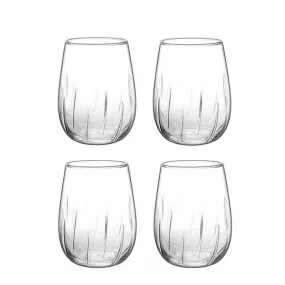 4Pcs 490Ml Mistral Aerating Stemless Wine Glass