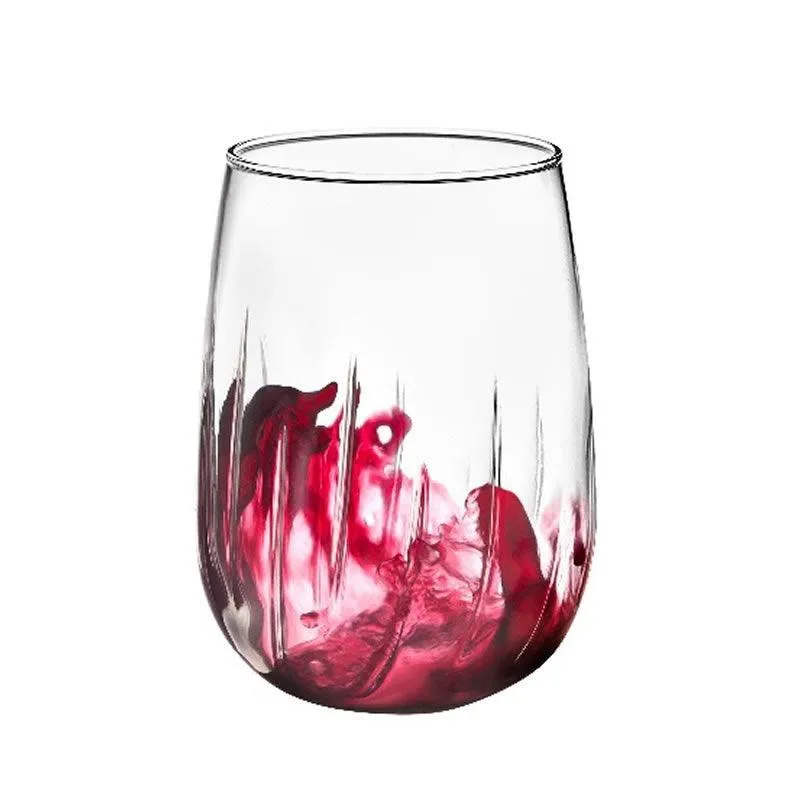 4Pcs 490Ml Mistral Aerating Stemless Wine Glass