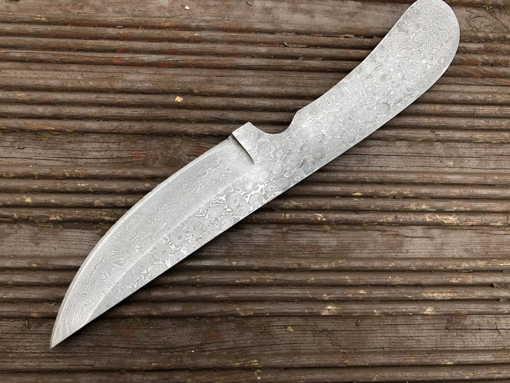 8.5 Inches Damascus Steel Blade - BL-100