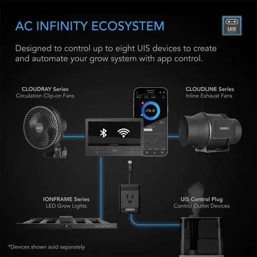 AC Infinity UIS Controller 69 Pro Plus (8 ports with Wifi   Bluetooth)