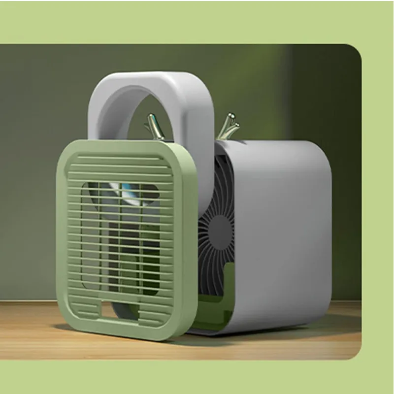 Adjustable Airflow Portable Air Conditioner Fan Bl-405 Green