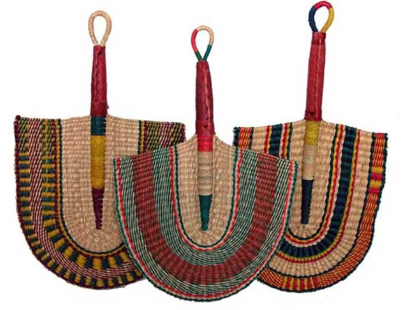 African Market Baskets-Fans