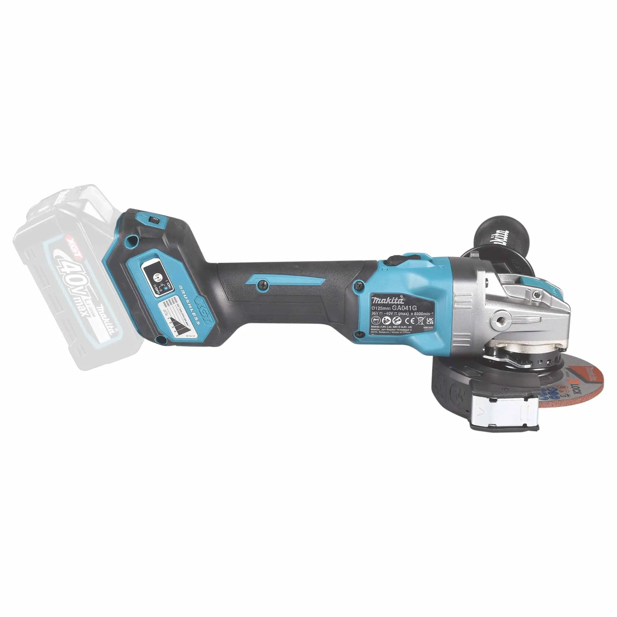 Angle Grinder Makita GA041GZ01 40V