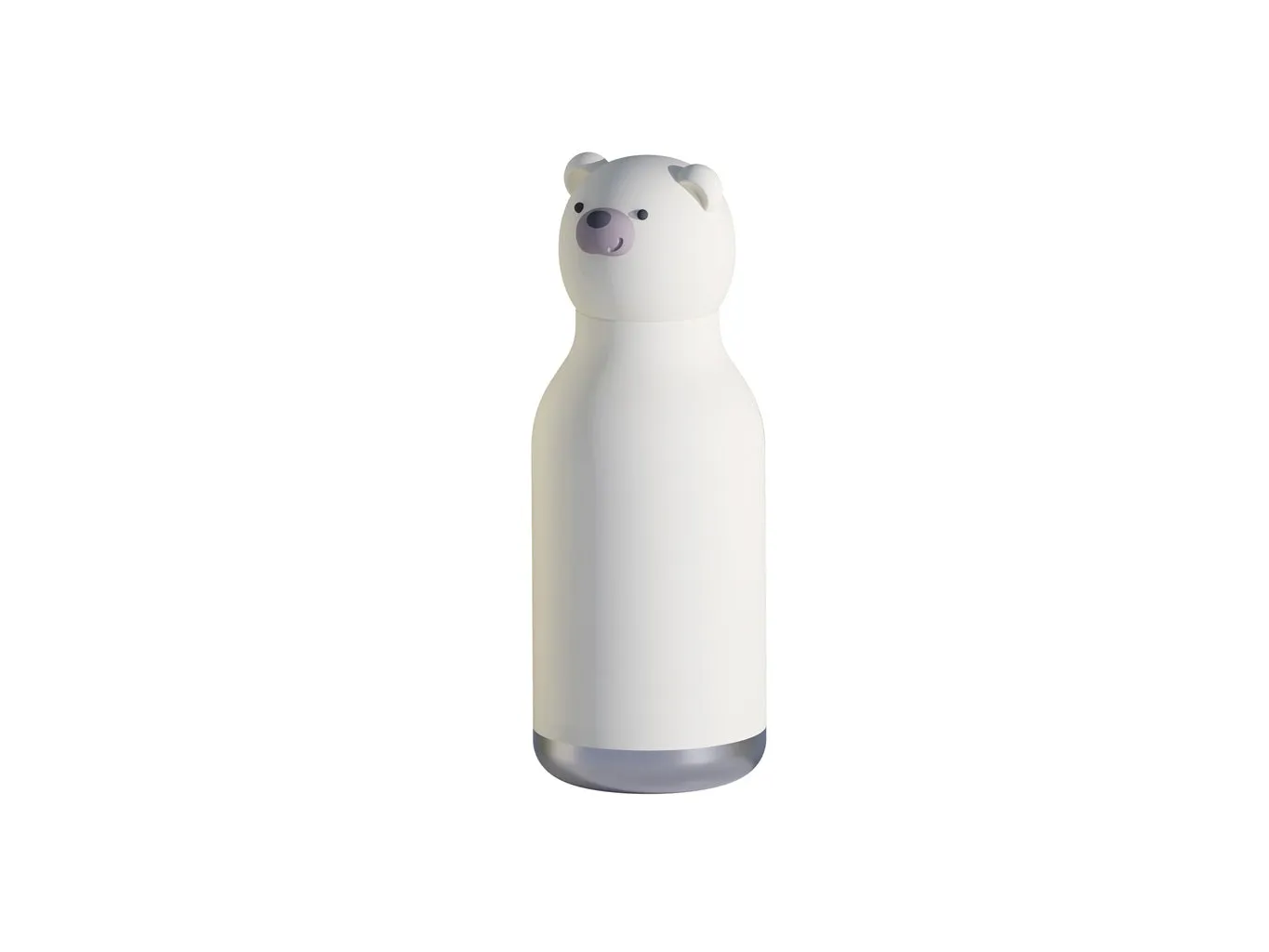 Asobu Bestie Bottle Polar Bear Double Wall Insulated Bottle 460ML White