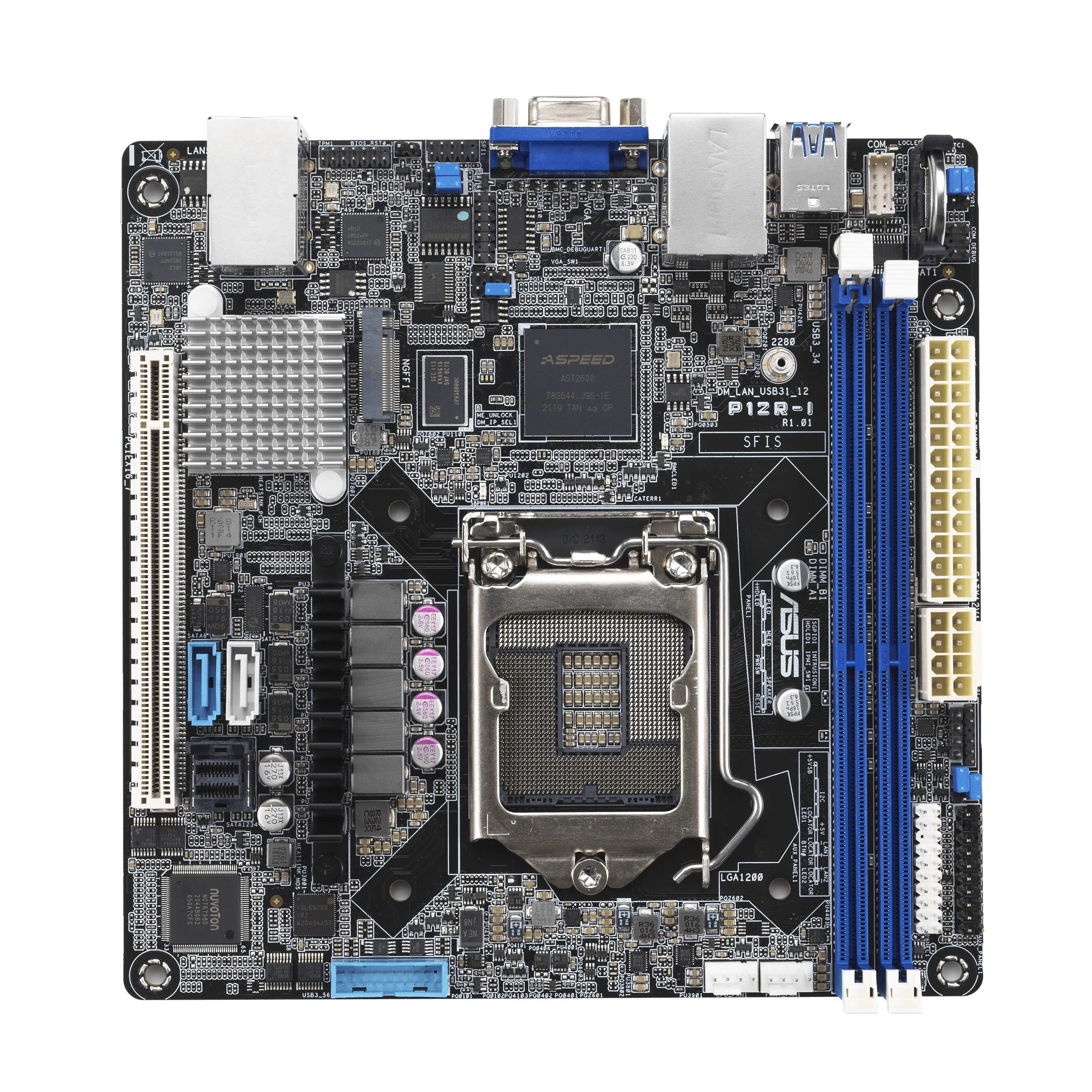 Asus Mainboard P12r-I - Mini Itx - Socket Lga1200 - Intel C252