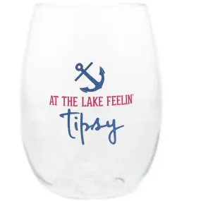 At The Lake 14 oz Tritan Stemless Wine Glass