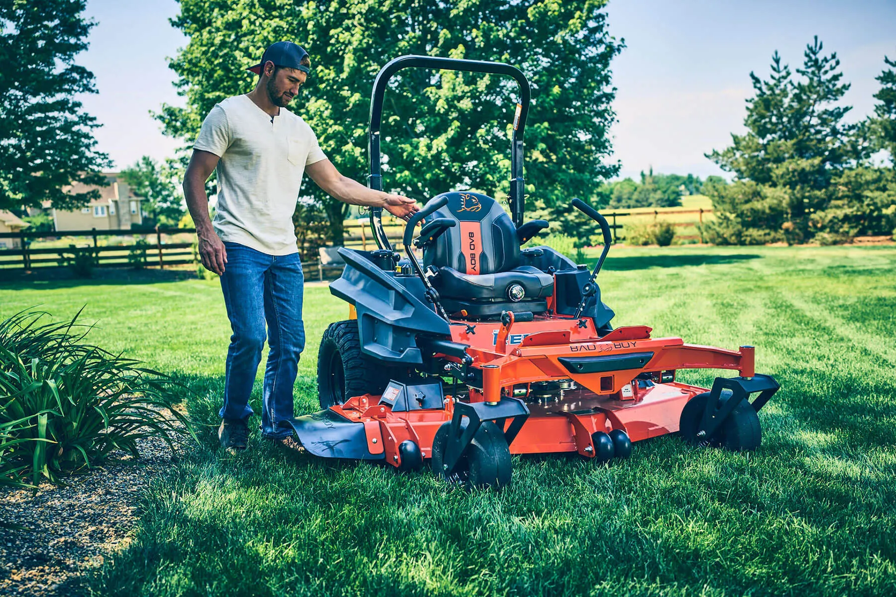 Bad Boy Rebel 54" Commercial Zero-Turn Mower w/ 26.5hp Kohler Command EFI