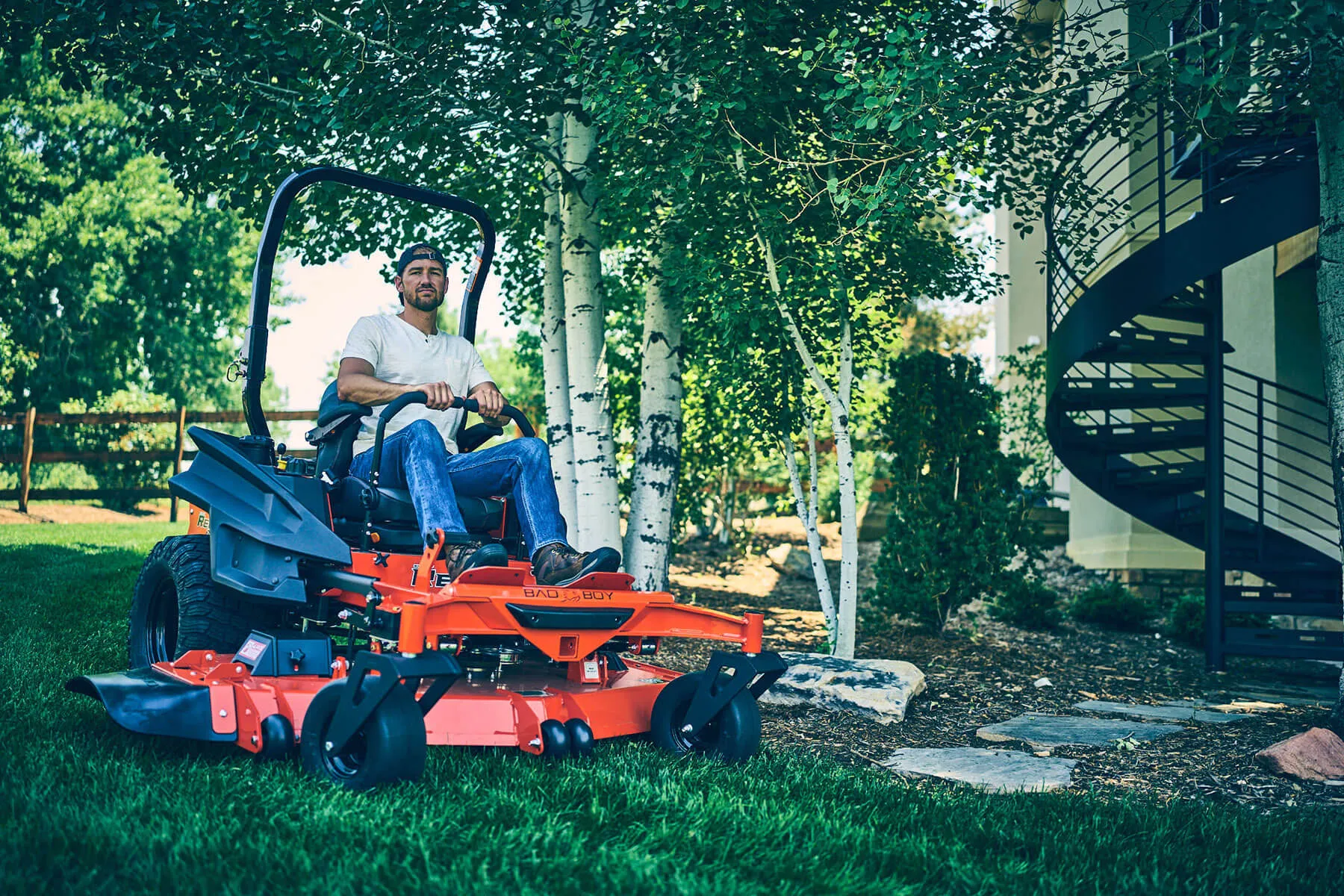 Bad Boy Rebel 54" Commercial Zero-Turn Mower w/ 26.5hp Kohler Command EFI