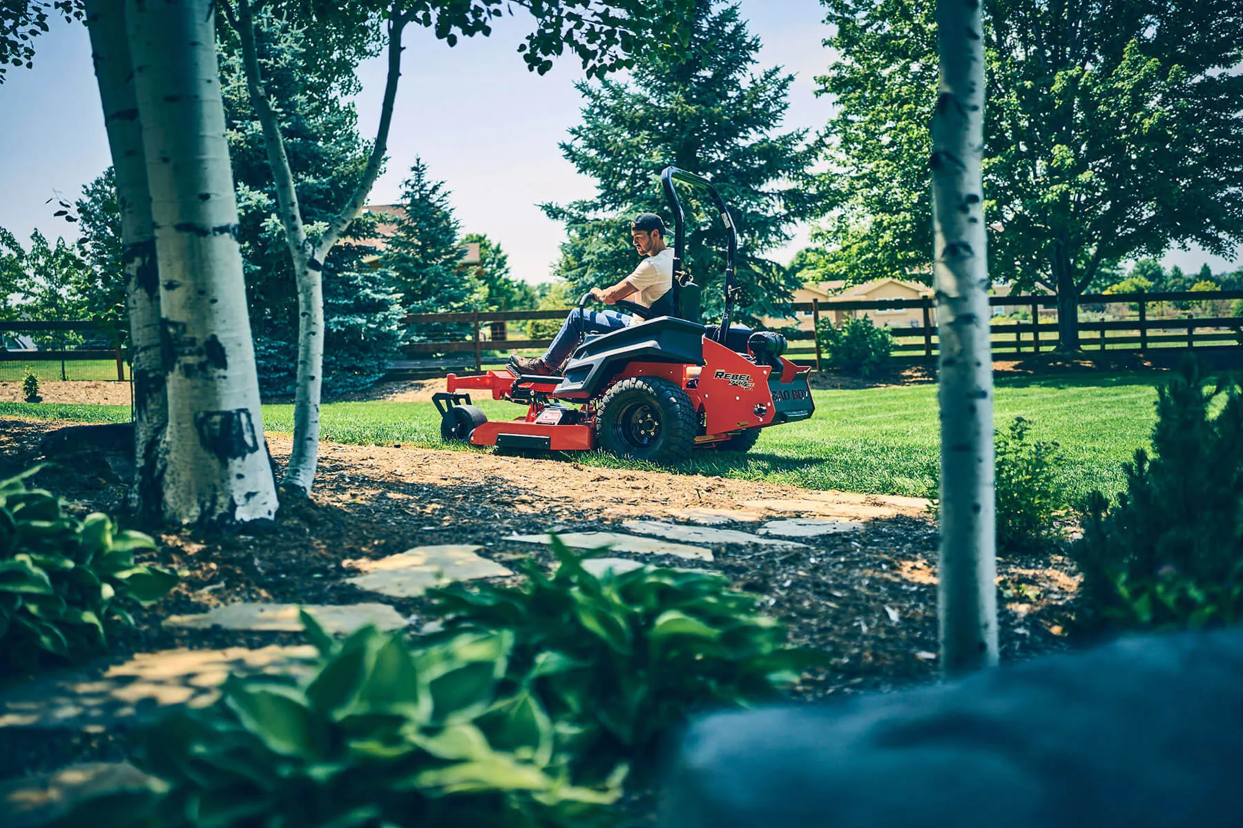 Bad Boy Rebel 54" Commercial Zero-Turn Mower w/ 31hp Kawasaki EVO781 EFI