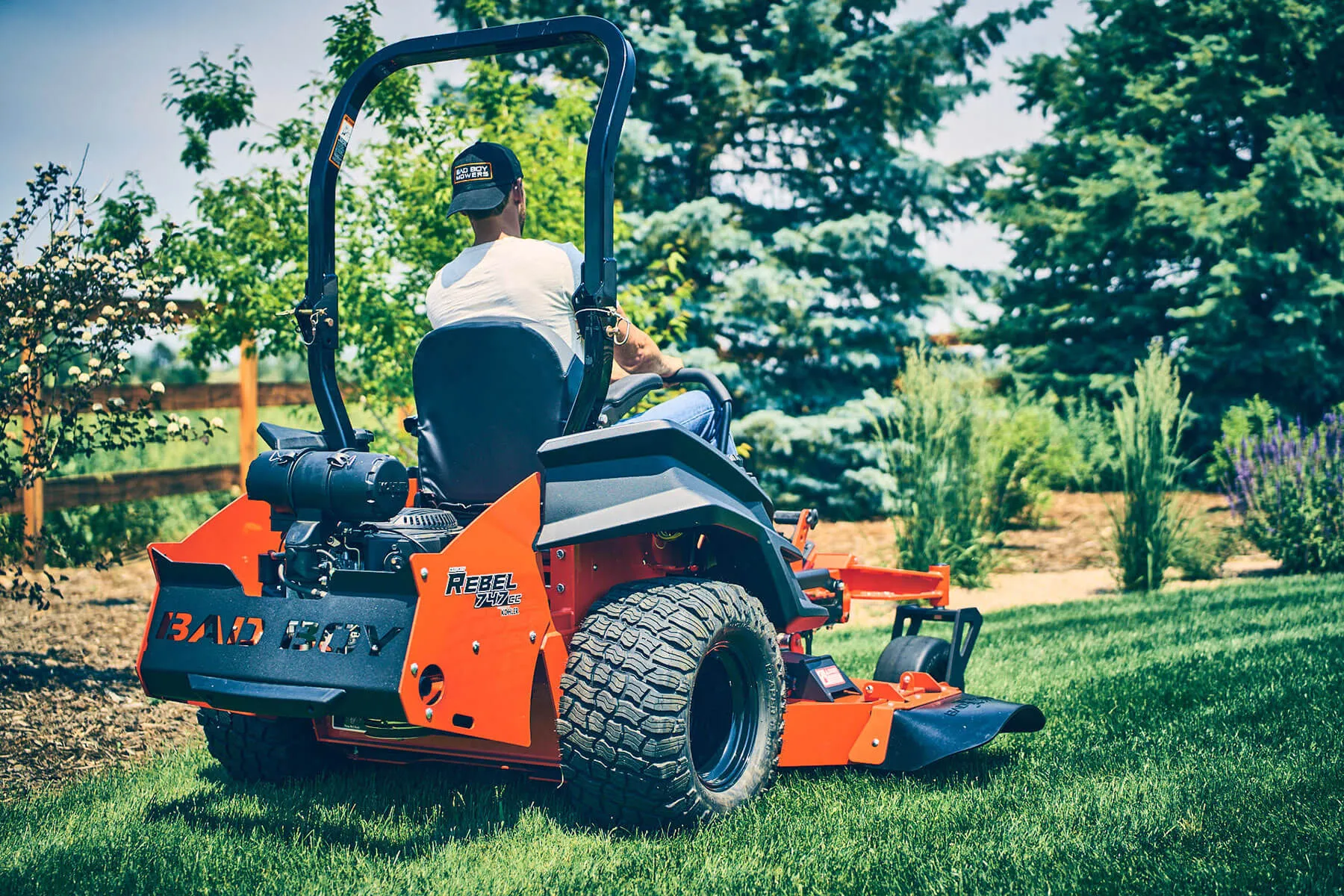 Bad Boy Rebel 54" Commercial Zero-Turn Mower w/ 31hp Kawasaki EVO781 EFI