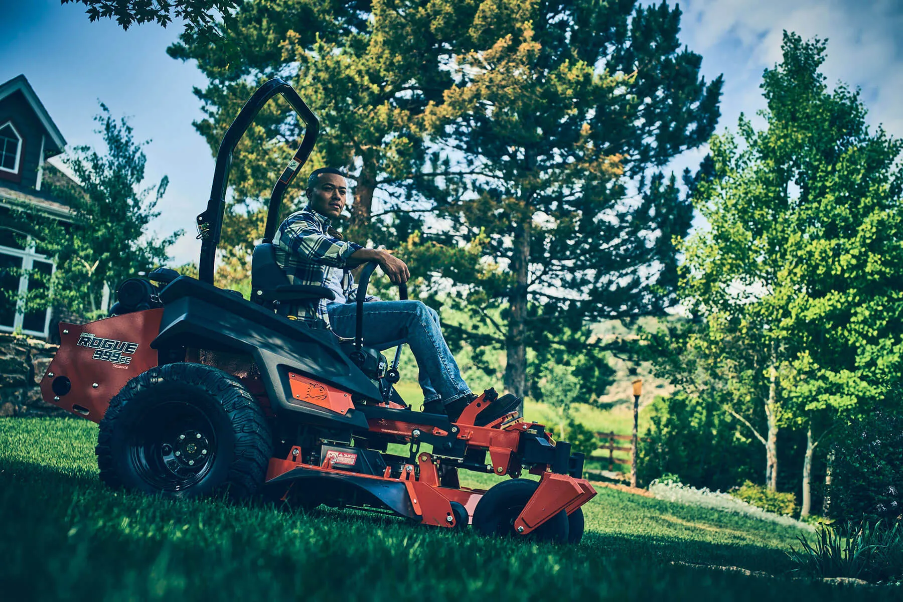 Bad Boy Rogue 54" Commercial Zero-Turn Mower w/ 27hp Kawasaki FX850