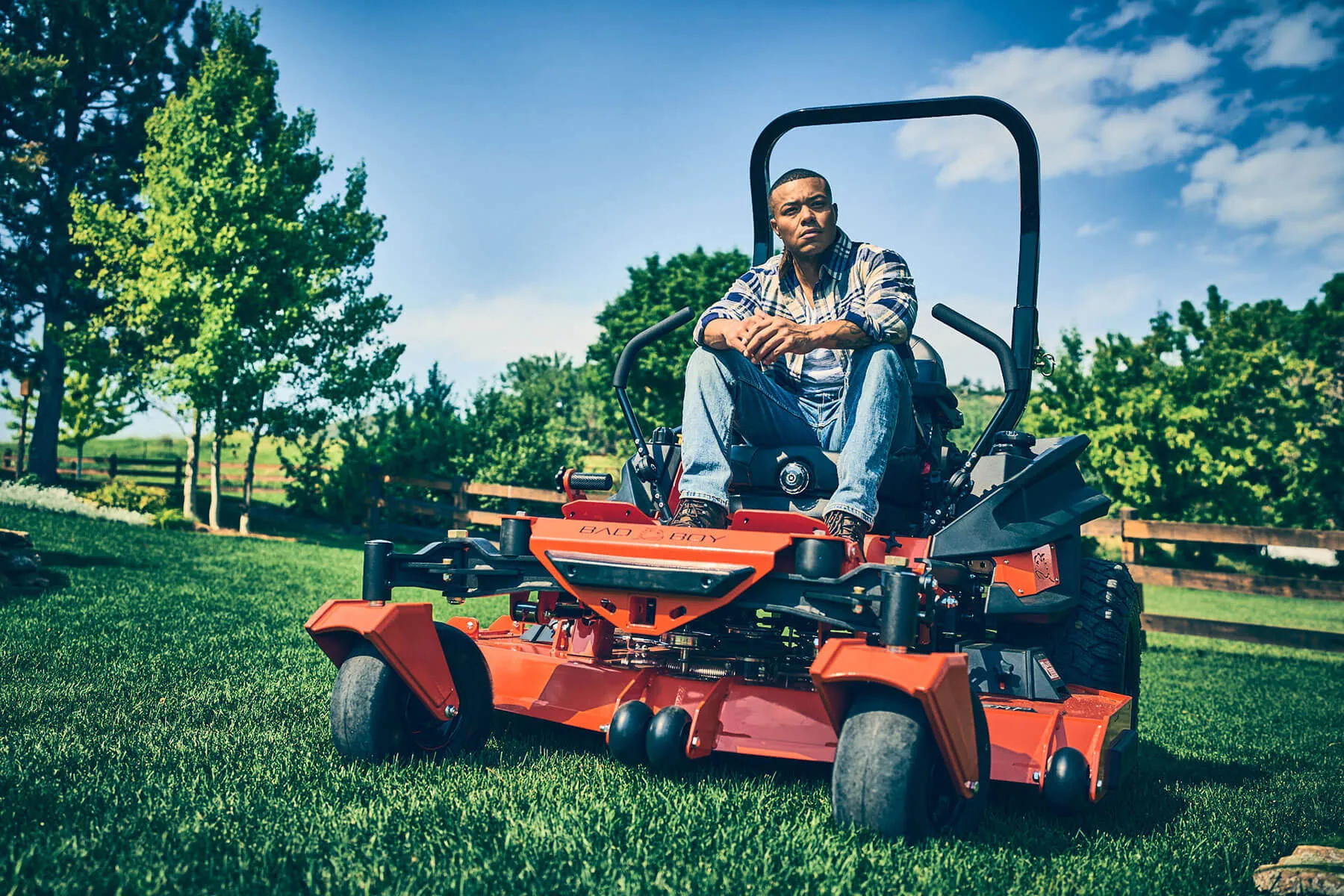 Bad Boy Rogue 54" Commercial Zero-Turn Mower w/ 27hp Kawasaki FX850