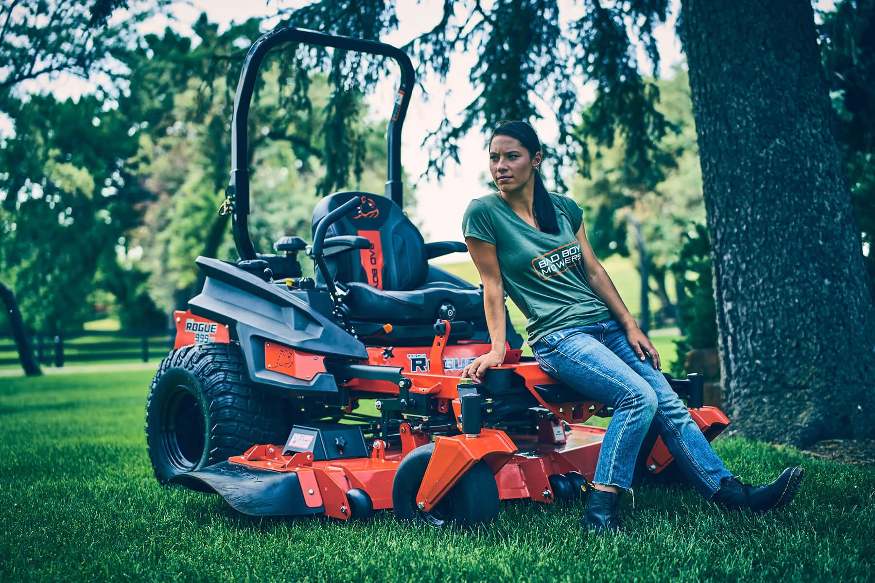 Bad Boy Rogue 54" Commercial Zero-Turn Mower w/ 27hp Kawasaki FX850