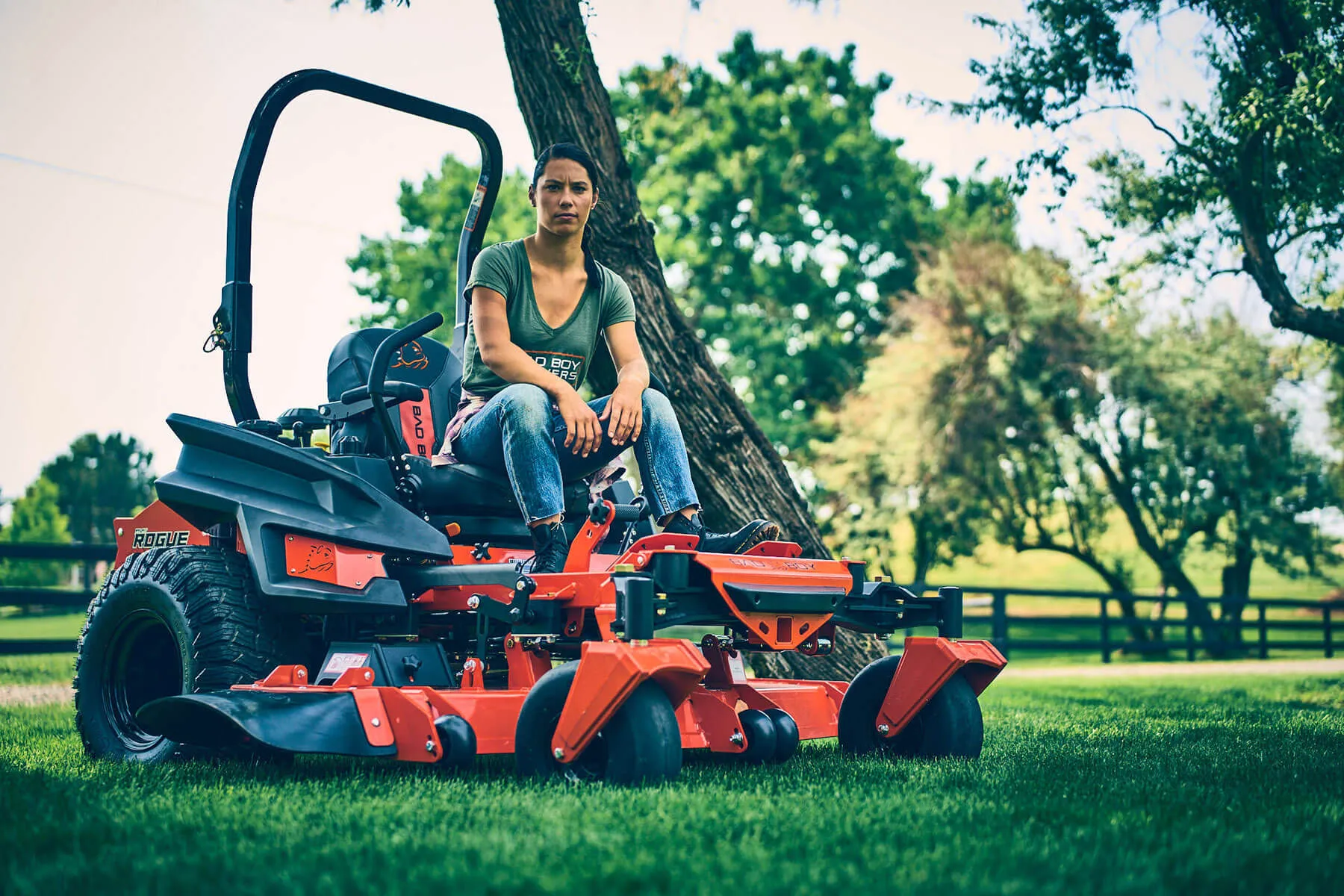 Bad Boy Rogue 54" Commercial Zero-Turn Mower w/ 27hp Kawasaki FX850