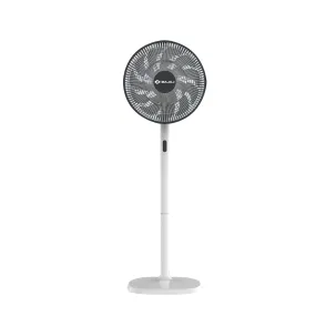 Bajaj Dominus 18 350 mm Pedestal Fan, BLDC Motor with Remote 18 Blades Fan, Grey  Black