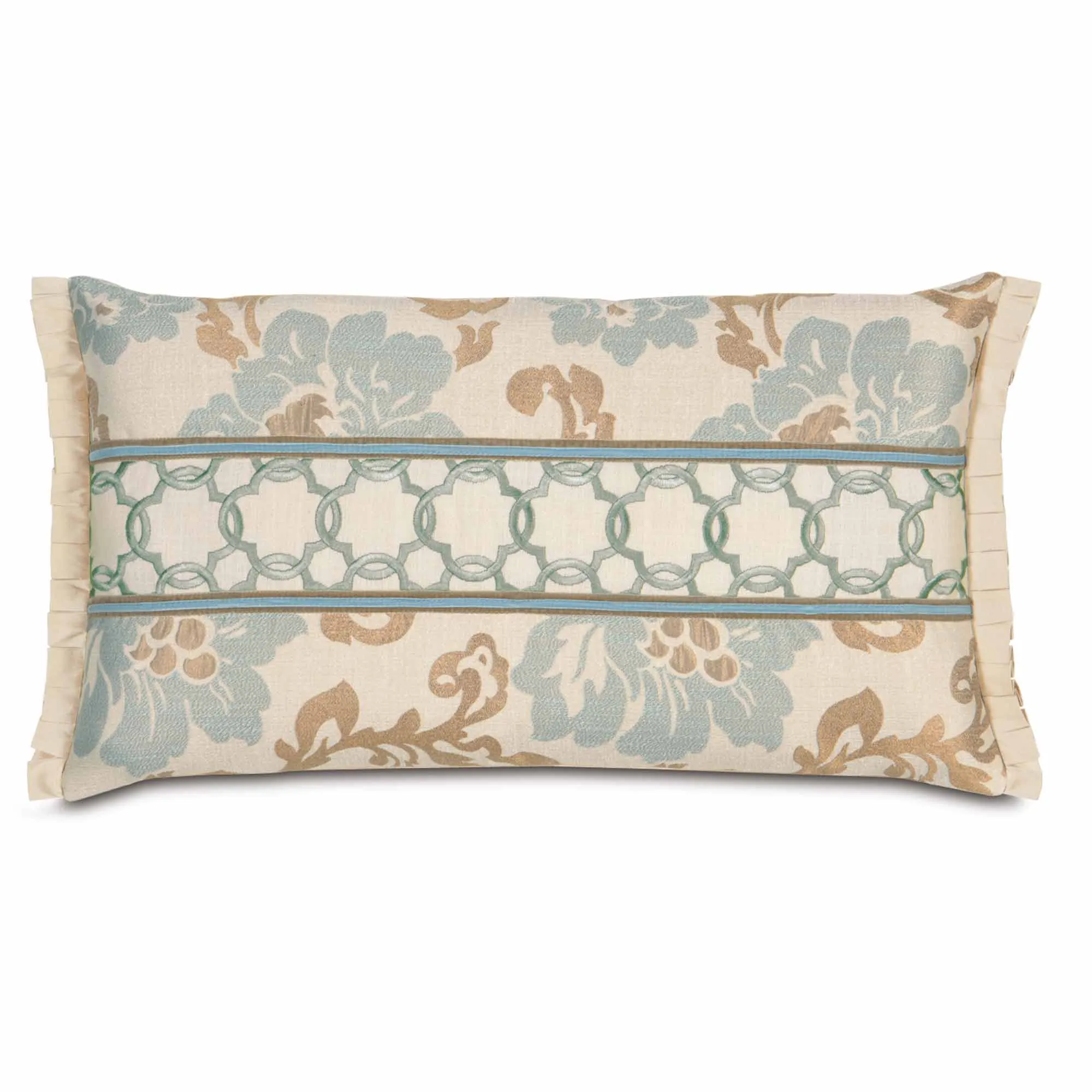 Beckford Silk Lumbar Pillow Cover 15x26