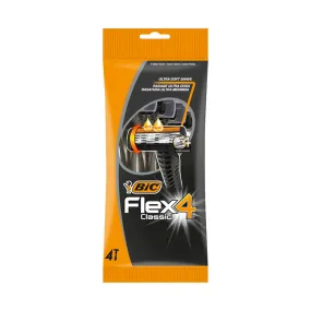 BIC 4 Flex Classic Disposable Men's Razors 4 Pack