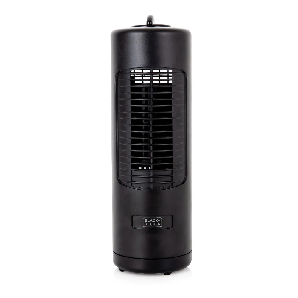 Black Decker Tower Fan Mini Capsule 12"  - Black