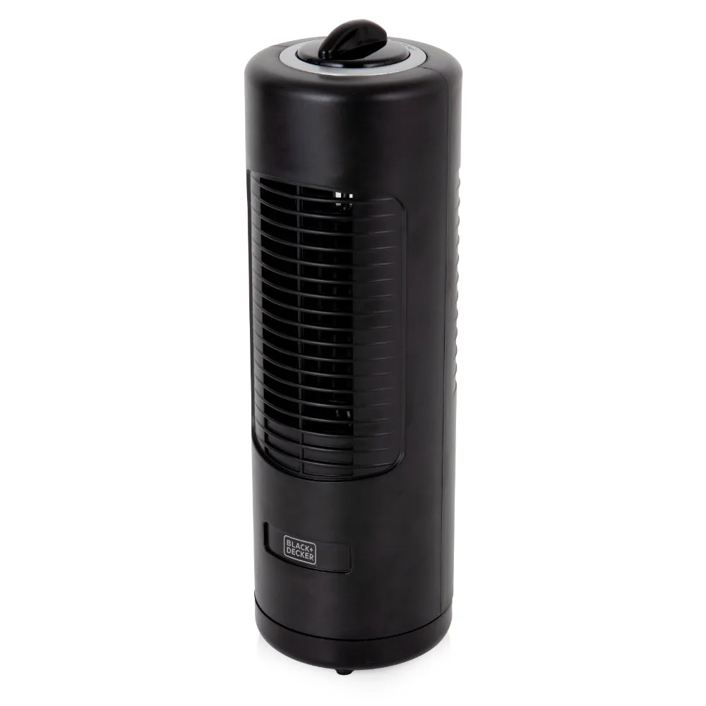 Black Decker Tower Fan Mini Capsule 12"  - Black