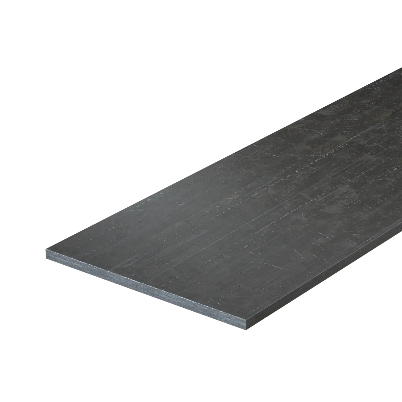 Black Steel Bar Flat