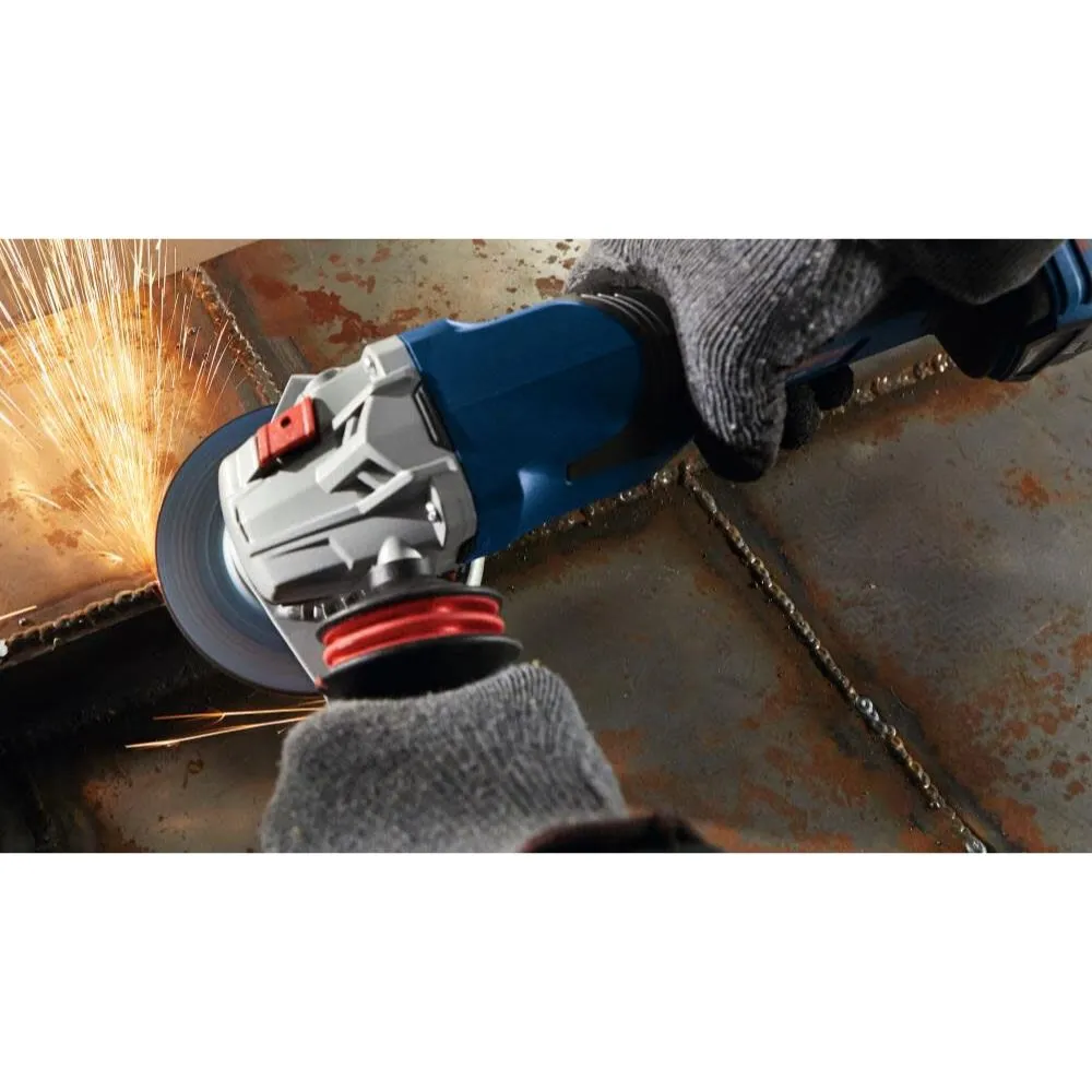 Bosch GWS18V-13PB14 PROFACTOR 18V 5 – 6 In. Angle Grinder with Paddle Switch with (1) CORE18V 8 Ah High Power Battery