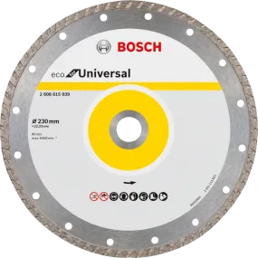 Bosch Professional | Cutting Disc Eco for Univ. Turbo 230 X 22,23mm Continuous Rim