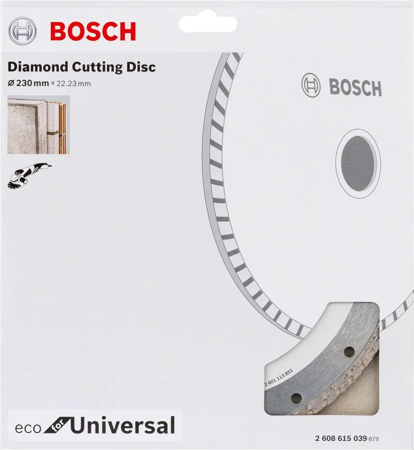 Bosch Professional | Cutting Disc Eco for Univ. Turbo 230 X 22,23mm Continuous Rim