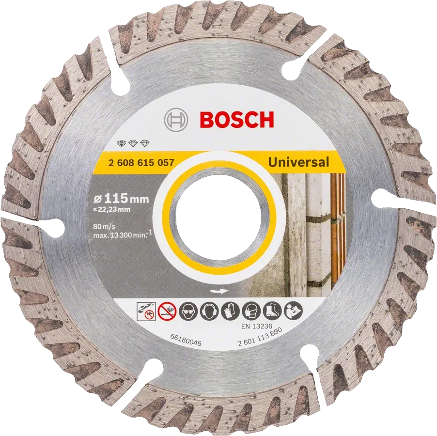 Bosch Professional | Cutting Disc Std for Univ. 115X22,23X2,0mm Segmented