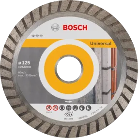 Bosch Professional | Cutting Disc Std for Univ. Turbo 125X22,23X2X10mm Continuous Rim