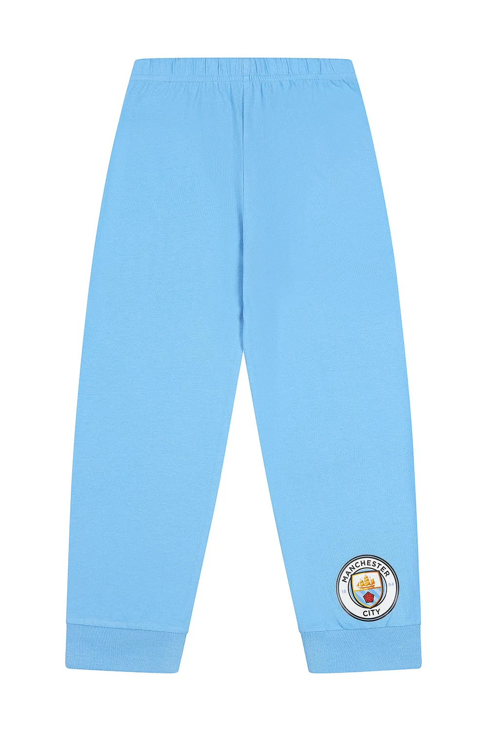 Boys Manchester City Merry Christmas Blue Long Pyjamas