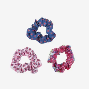 Chicago Cubs Mini Print 3 Pack Scrunchies