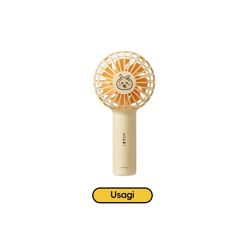 ChiiKawa X Miniso | ChiiKawa Hachiware Usagi Mini Fan - USB Handheld Fan Kawaii items Room Decoration doll