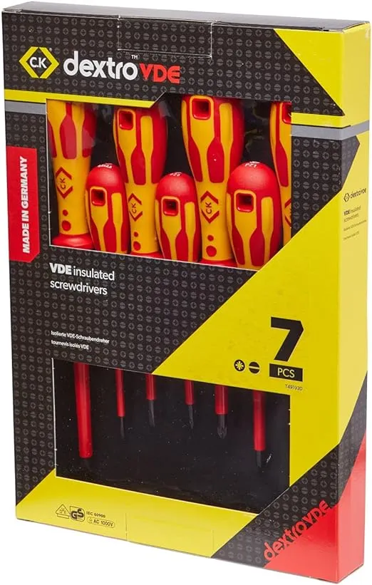 C.K T49193D DextroVDE Screwdriver SLP/PZD Set of 7