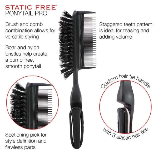 Cricket Static Free Ponytail Pro Brush