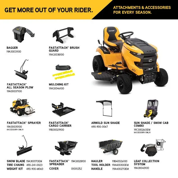 Cub Cadet XT1 LT42B 42" Residential Riding Mower (13ALA9TSA10)