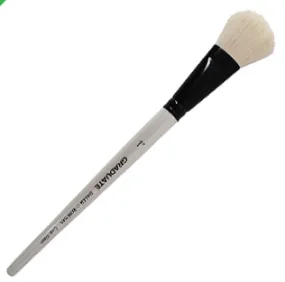 Daler Rowney Graduate Brush Short Handle-White Goat Oval Wash 1"=25mm