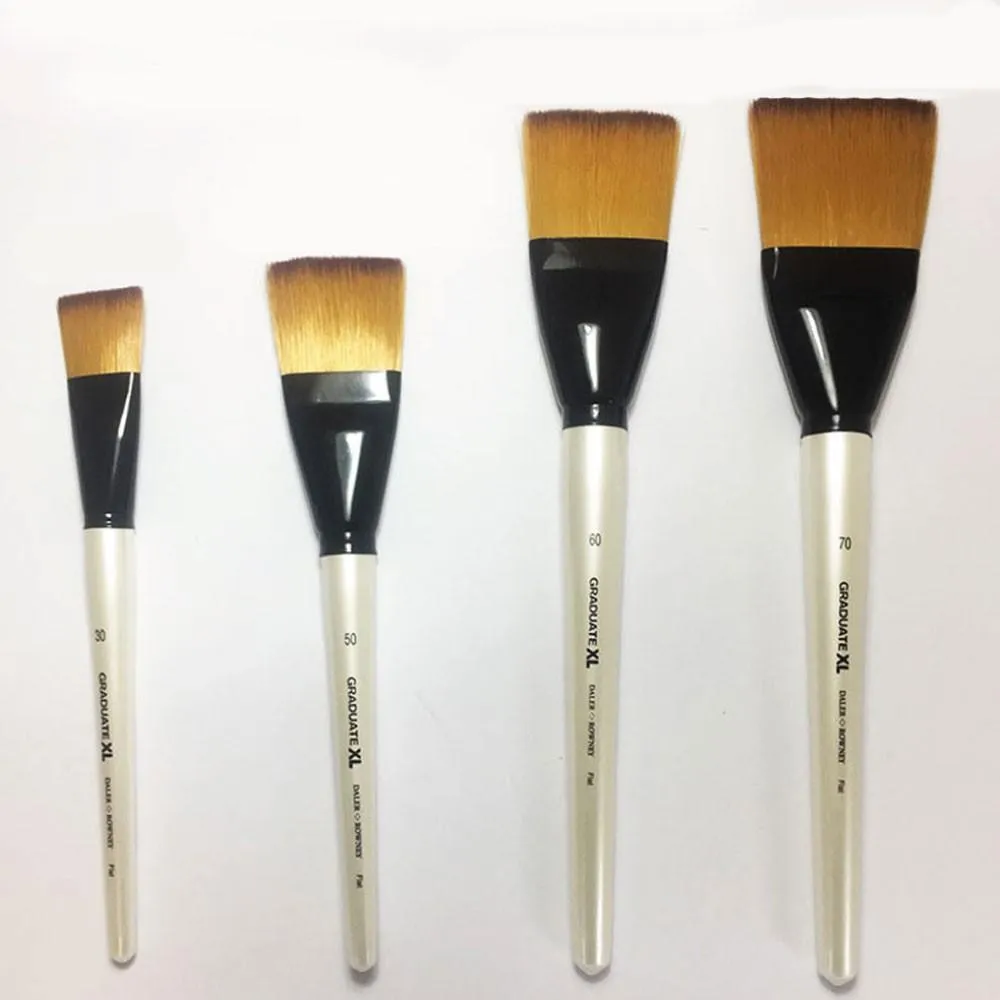 Daler Rowney Graduate XL Synthetic Soft Flat Brushes