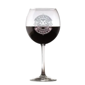 Deep Carved My Own Logo Red Wine Glass Stemware