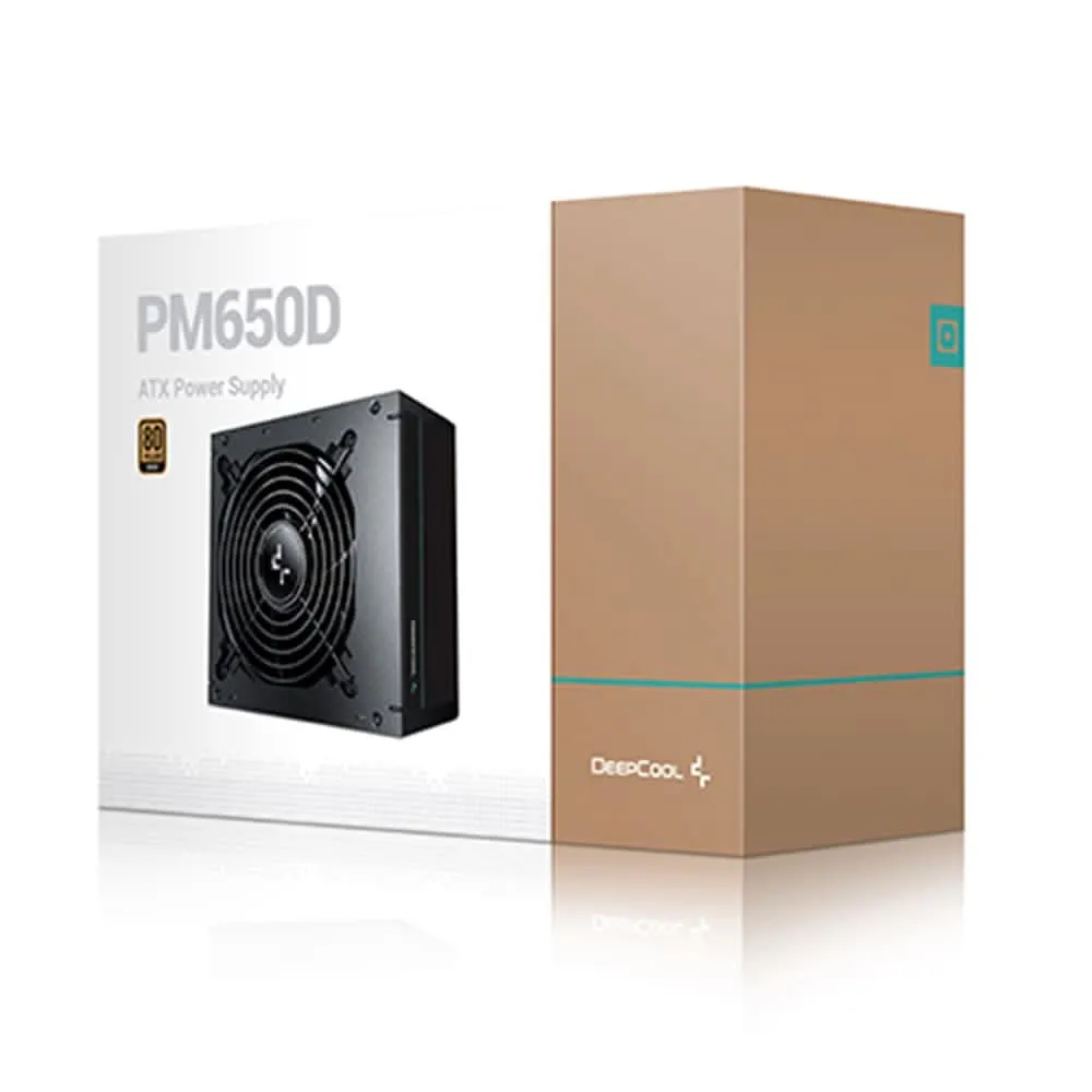 DEEPCOOL 650W PM650D 80 PLUS GOLD NON MODULAR SMPS