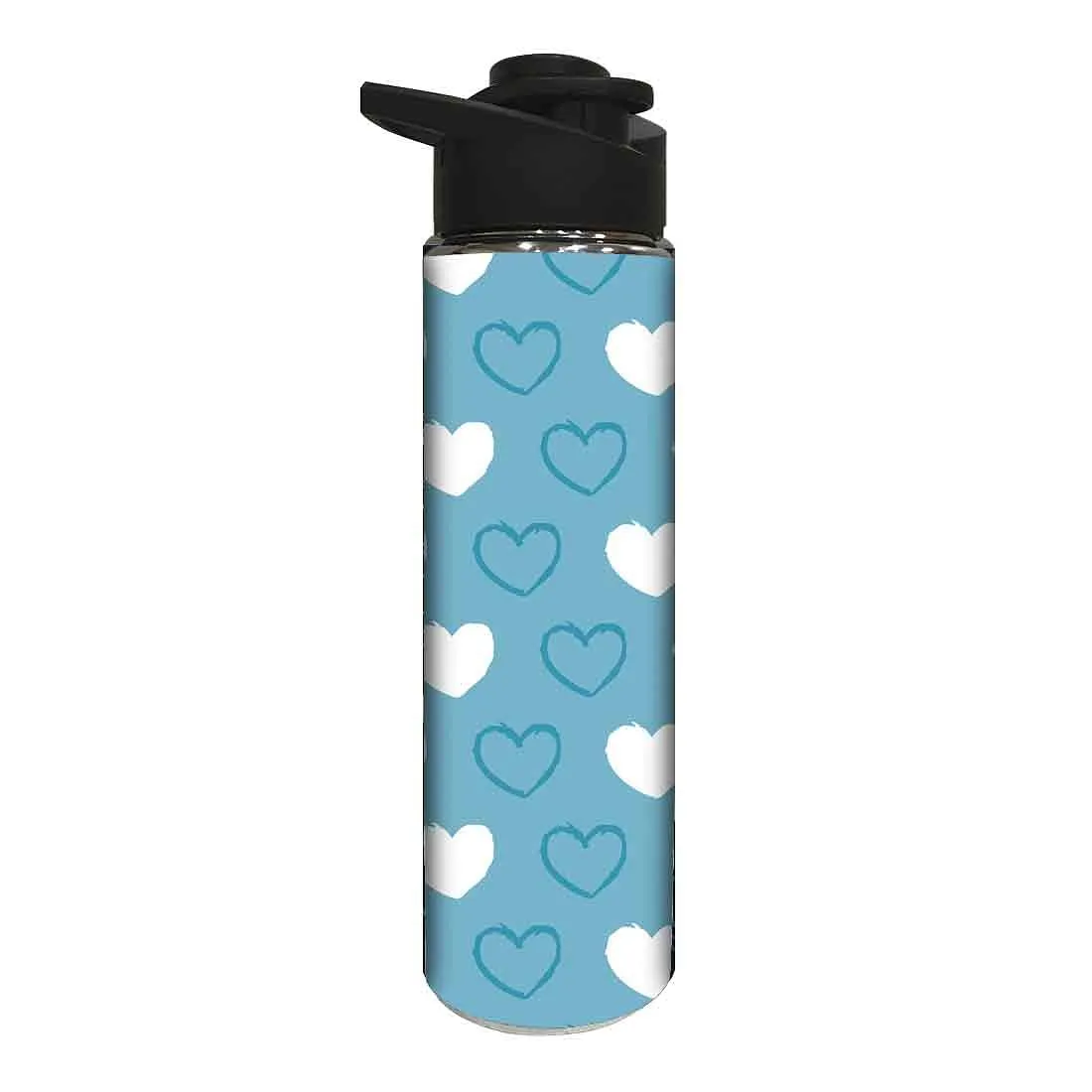 Designer Sipper Bottle for Kids -  White Heart